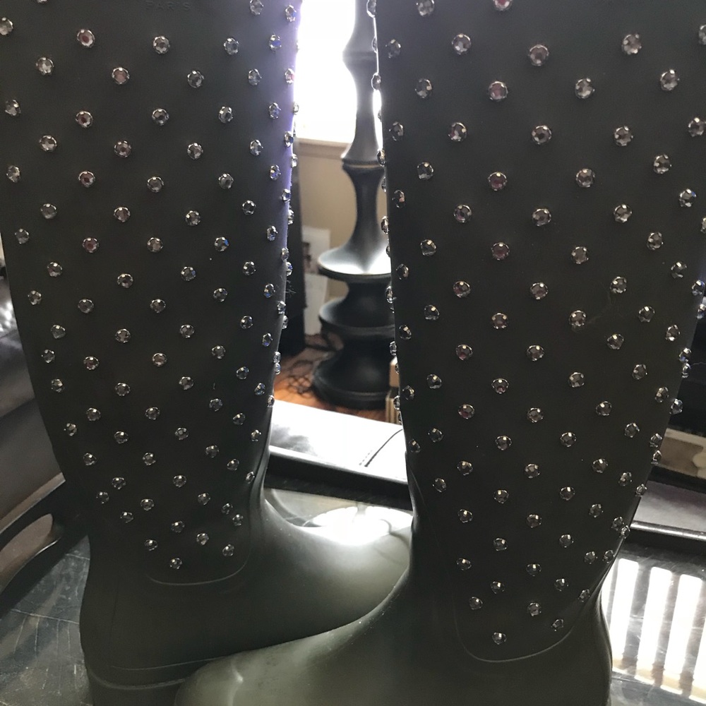 AUTHENTIC YSL RAIN BOOTS SZ36 - Picture 2 of 6